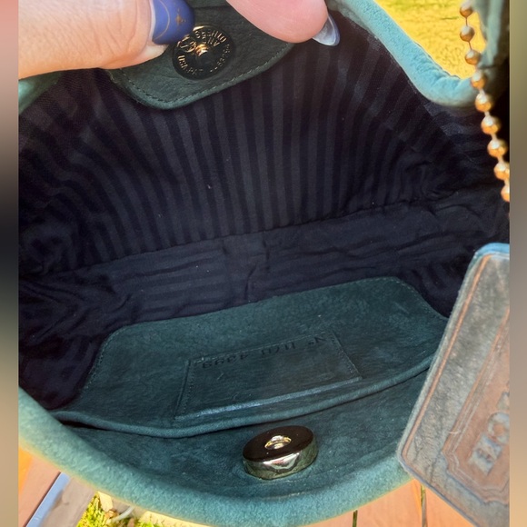 RARE Coach Ergo Mini Satchel 4399 Spruce Nubuck Green w Original Hangtag - Picture 13 of 14
